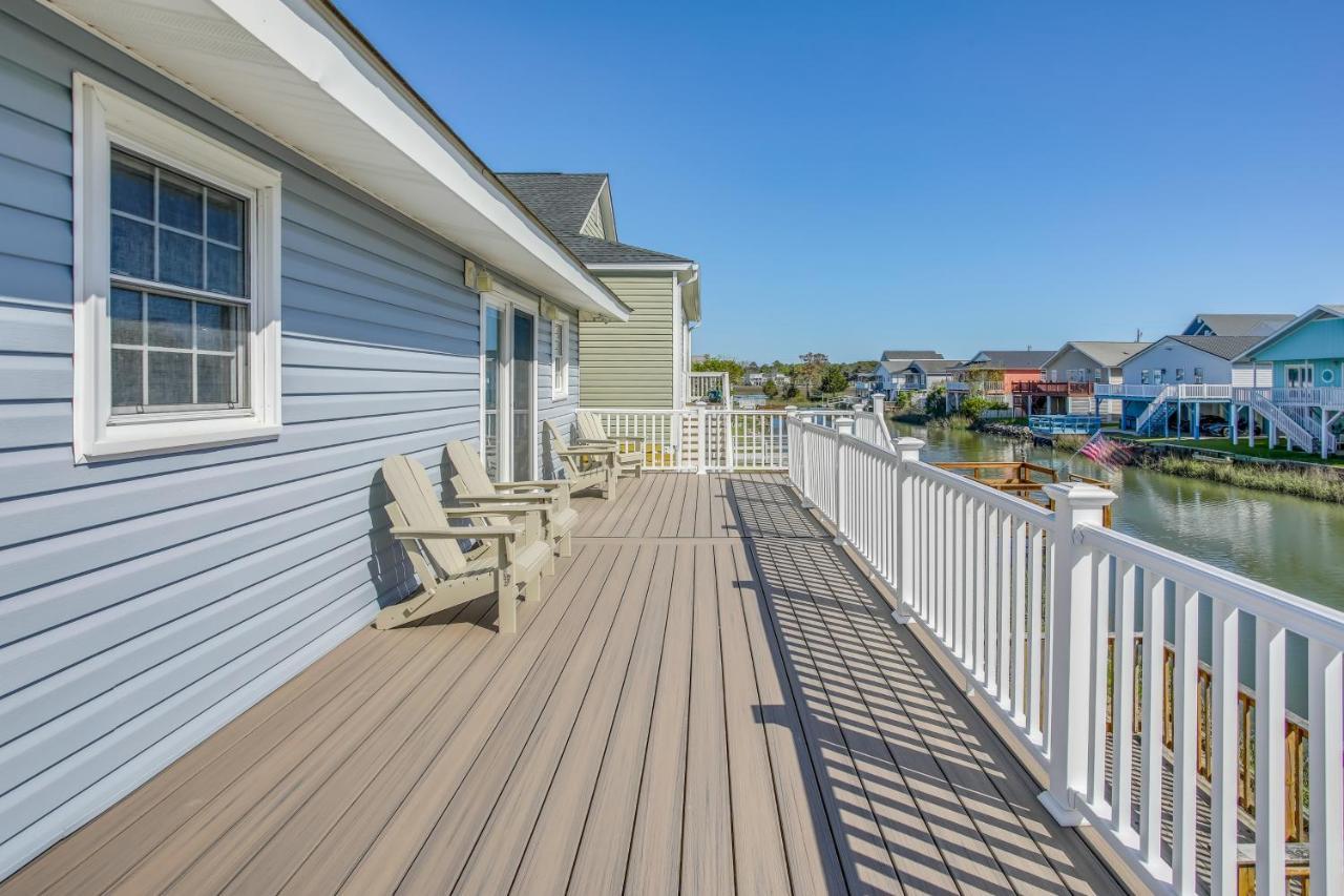 Waterfront North Myrtle Beach Home With Pool And Deck Exterior foto